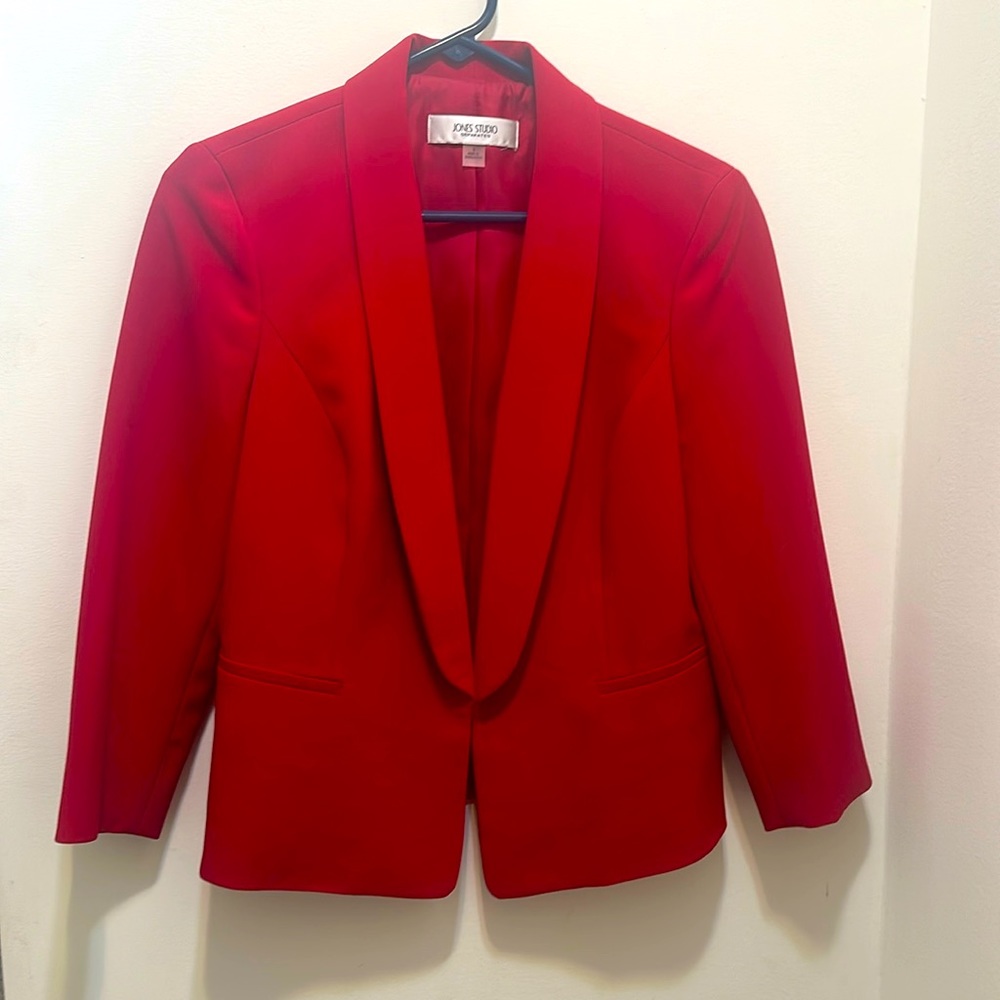 Jones studio red blazer